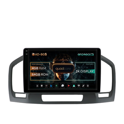 Navigatie 2K Opel Insignia (2008-2013), Android, S-Quadcore / 4GB RAM + 64GB ROM, 9.5 Inch - AD-BGS90042K+AD-BGRKIT254