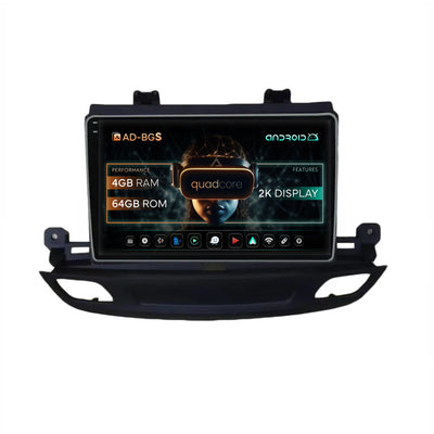 Navigatie 2K Opel Insignia B (2017+), Android, S-Quadcore / 4GB RAM + 64GB ROM, 9.5 Inch - AD-BGS90042K+AD-BGRKIT252