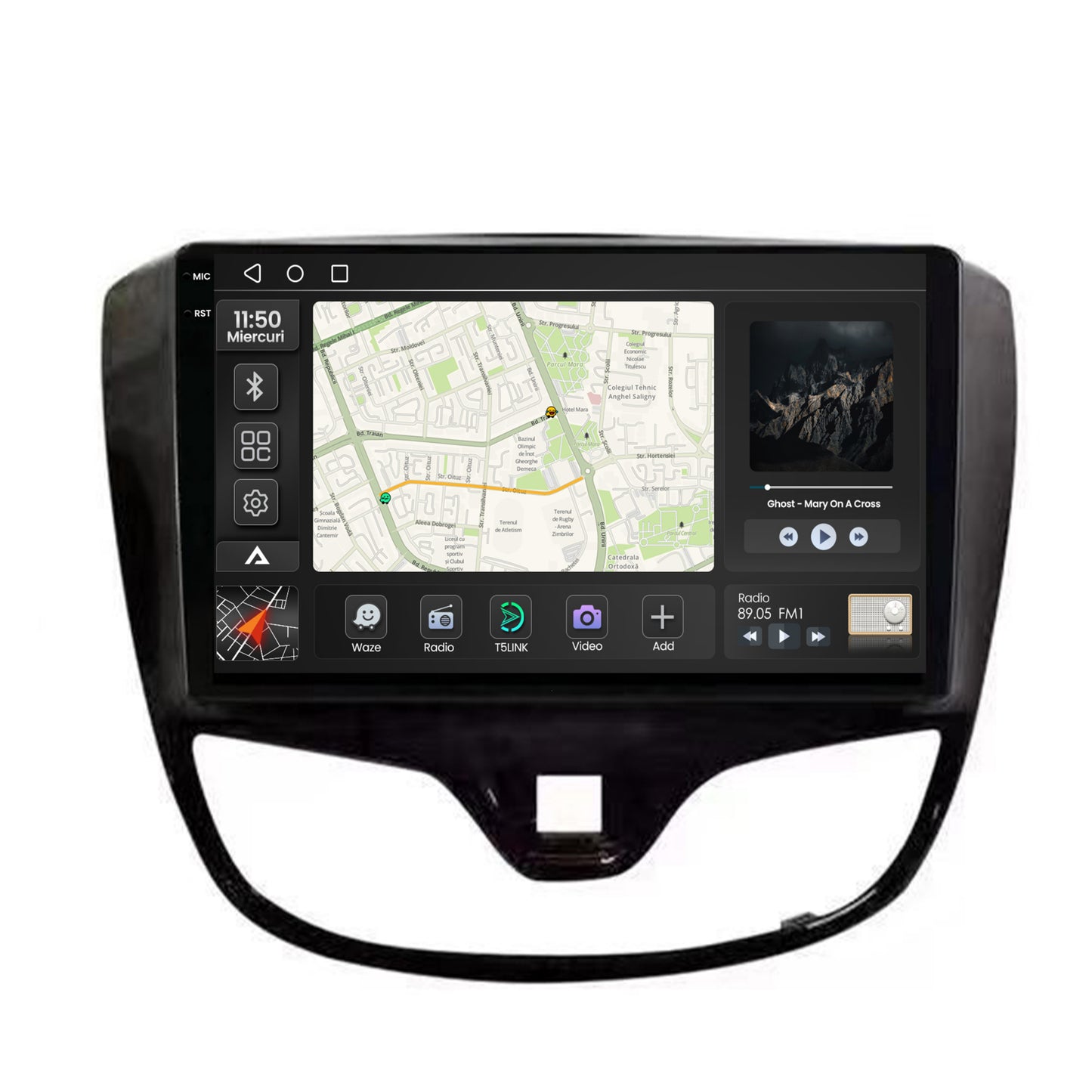 Navigatie 2K Opel Karl (2015-2019), Android, S-Quadcore / 4GB RAM + 64GB ROM, 9.5 Inch - AD-BGS90042K+AD-BGRKIT385