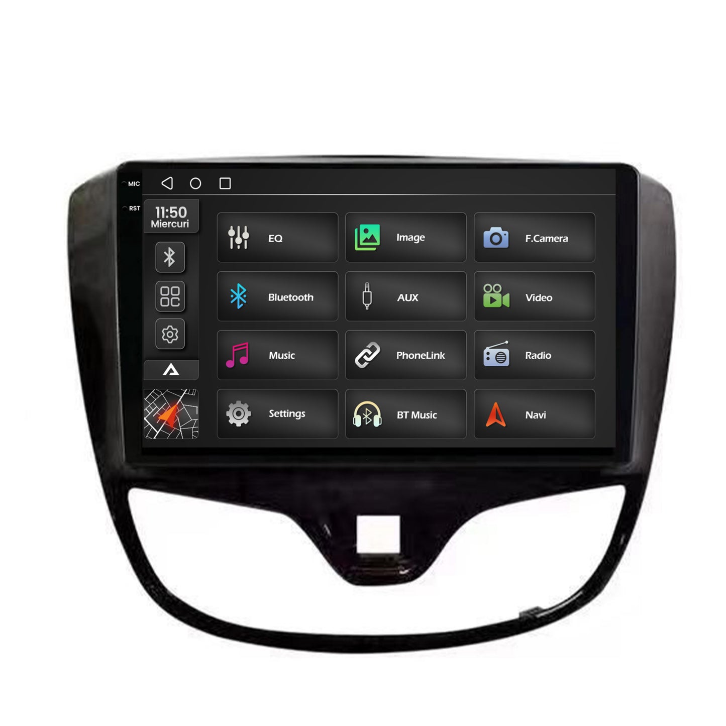 Navigatie 2K Opel Karl (2015-2019), Android, S-Quadcore / 4GB RAM + 64GB ROM, 9.5 Inch - AD-BGS90042K+AD-BGRKIT385