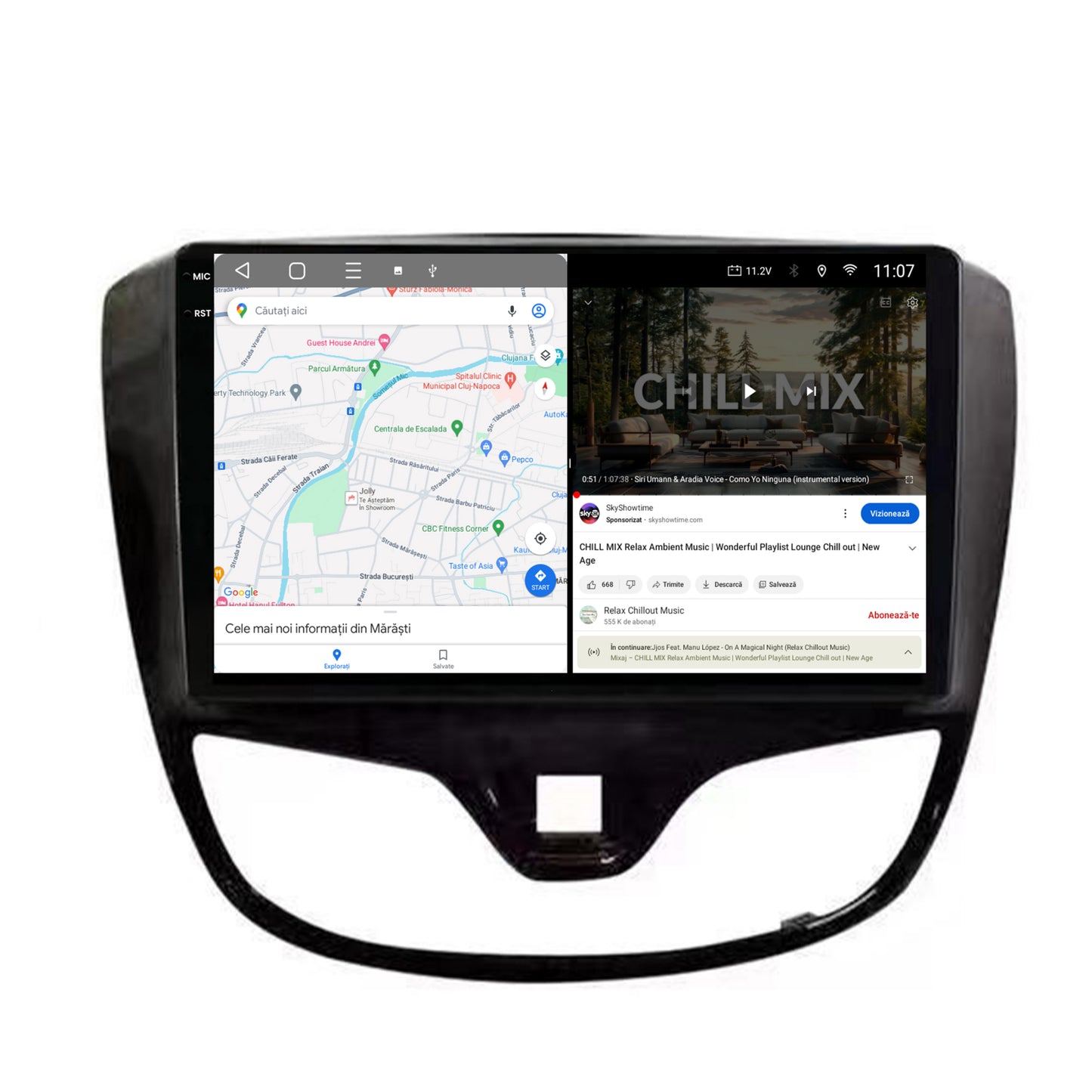 Navigatie 2K Opel Karl (2015-2019), Android, S-Quadcore / 4GB RAM + 64GB ROM, 9.5 Inch - AD-BGS90042K+AD-BGRKIT385