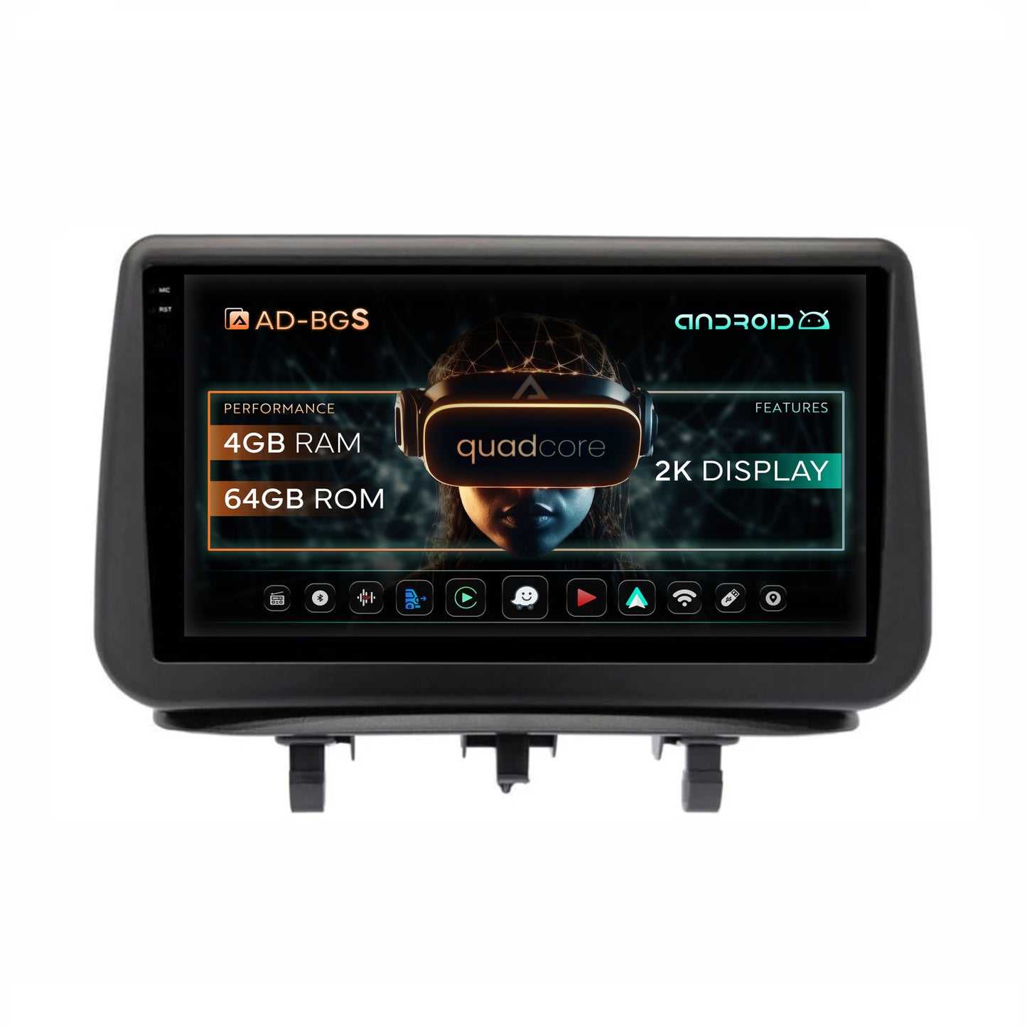 Navigatie 2K Opel Meriva (2010-2017), Android, S-Quadcore / 4GB RAM + 64GB ROM, 9.5 Inch - AD-BGS90042K+AD-BGRKIT366
