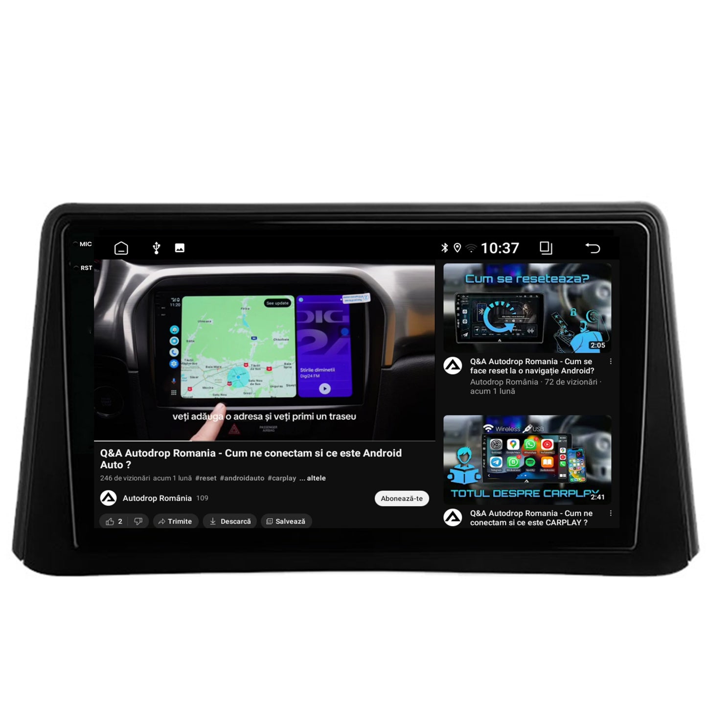 Navigatie 2K Opel Mokka (2012-2016), Android, S-Quadcore / 4GB RAM + 64GB ROM, 9.5 Inch - AD-BGS90042K+AD-BGRKIT390