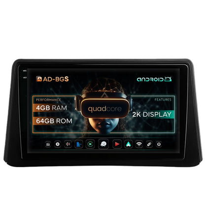 Navigatie 2K Opel Mokka (2012-2016), Android, S-Quadcore / 4GB RAM + 64GB ROM, 9.5 Inch - AD-BGS90042K+AD-BGRKIT390