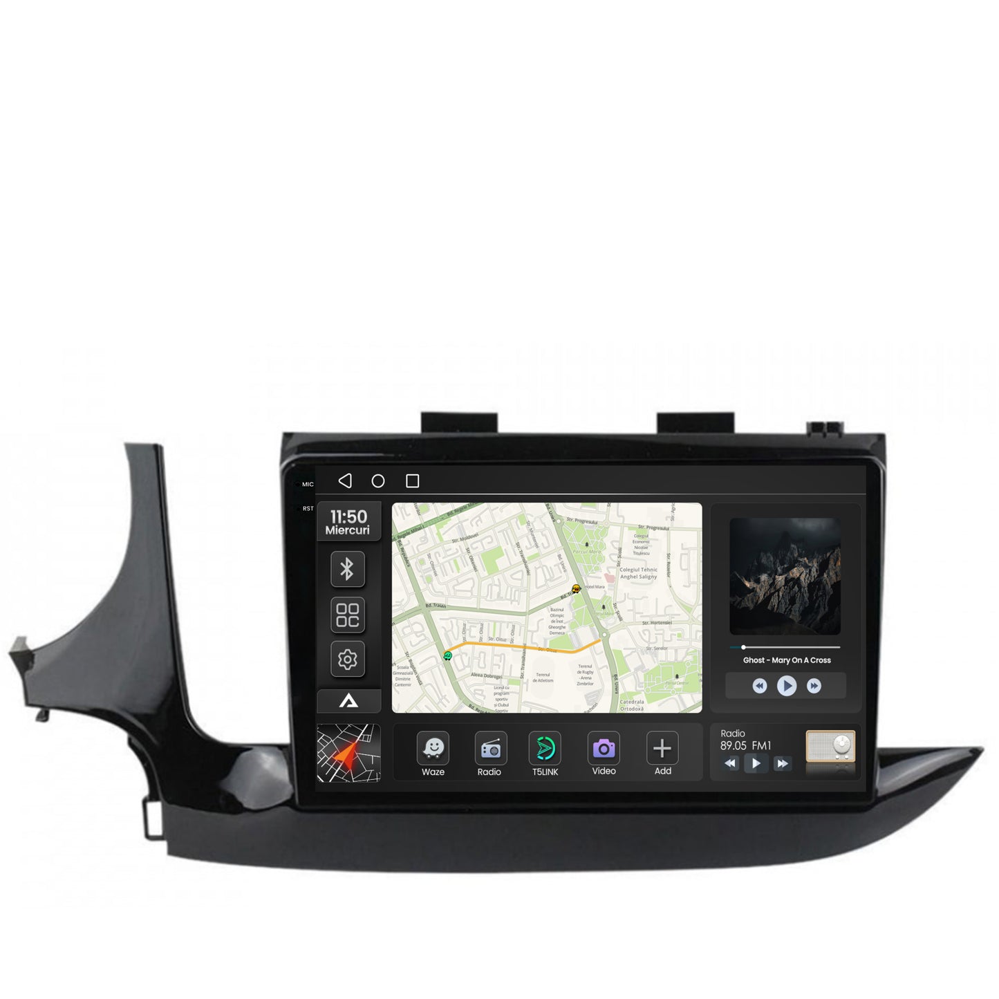 Navigatie 2K Opel Mokka (2016-Prezent), Android, S-Quadcore / 4GB RAM + 64GB ROM, 9.5 Inch - AD-BGS90042K+AD-BGRKIT250