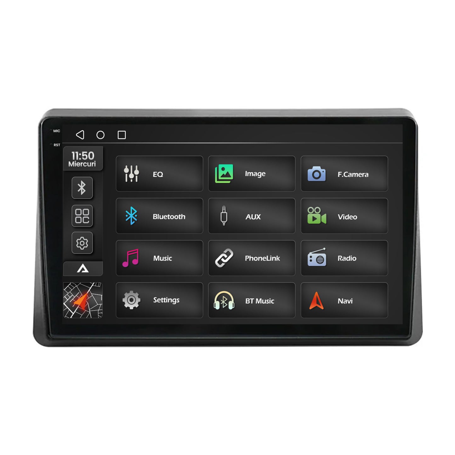 Navigatie 2K Opel Movano / Renault Master (2020-2024), Android, S-Quadcore / 4GB RAM + 64GB ROM, 10 Inch - AD-BGS100042K+AD-BGRKIT377