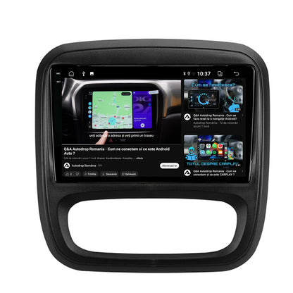 Navigatie 2K Opel Vivaro / Renault Trafic / Fiat Talento (2014-2017), Android, S-Quadcore / 4GB RAM + 64GB ROM, 9.5 Inch - AD-BGS90042K+AD-BGRKIT389