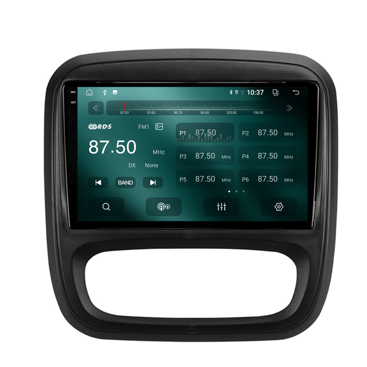 Navigatie 2K Opel Vivaro / Renault Trafic / Fiat Talento (2014-2017), Android, S-Quadcore / 4GB RAM + 64GB ROM, 9.5 Inch - AD-BGS90042K+AD-BGRKIT389
