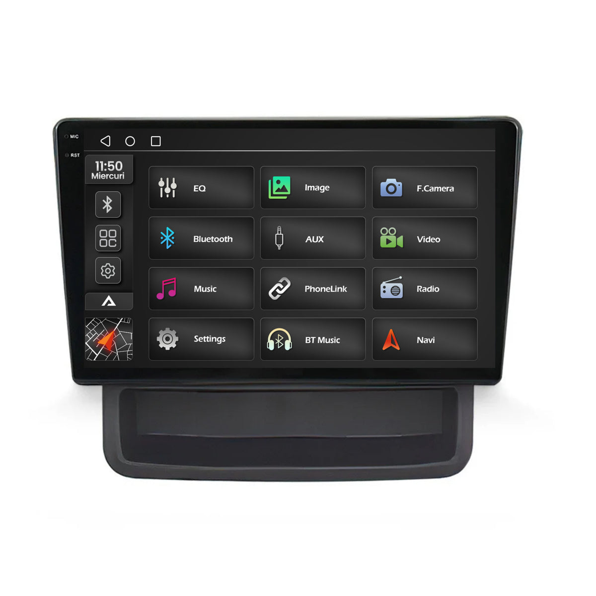 Navigatie 2K Opel Vivaro / Renault Trafic (2010-2014), Android, S-Quadcore / 4GB RAM + 64GB ROM, 10.36 Inch - AD-BGS100042K+AD-BGRKIT392