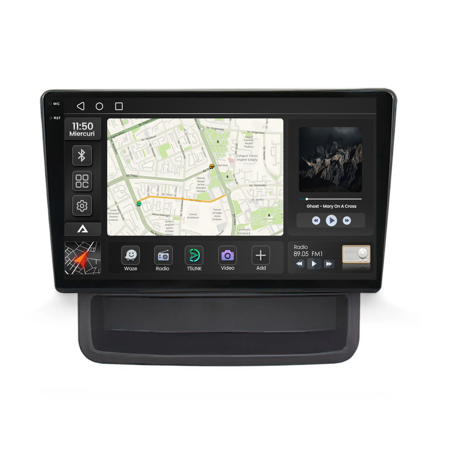 Navigatie 2K Opel Vivaro / Renault Trafic (2010-2014), Android, S-Quadcore / 4GB RAM + 64GB ROM, 10.36 Inch - AD-BGS100042K+AD-BGRKIT392