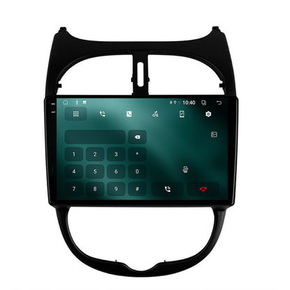 Navigatie 2K Peugeot 206 (1998-2012), Android, S-Quadcore / 4GB RAM + 64GB ROM, 9.5 Inch - AD-BGS90042K+AD-BGRKIT262