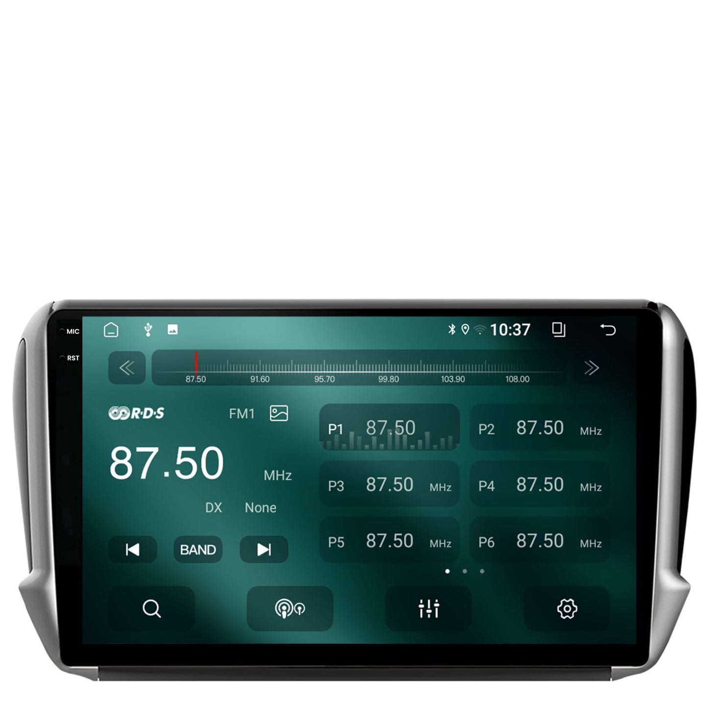Navigatie 2K Peugeot 208/2008 (2012+), Android, S-Quadcore / 4GB RAM + 64GB ROM, 10.36 Inch - AD-BGS100042K+AD-BGRKIT258