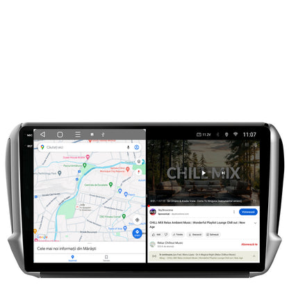 Navigatie 2K Peugeot 208/2008 (2012+), Android, S-Quadcore / 4GB RAM + 64GB ROM, 10.36 Inch - AD-BGS100042K+AD-BGRKIT258