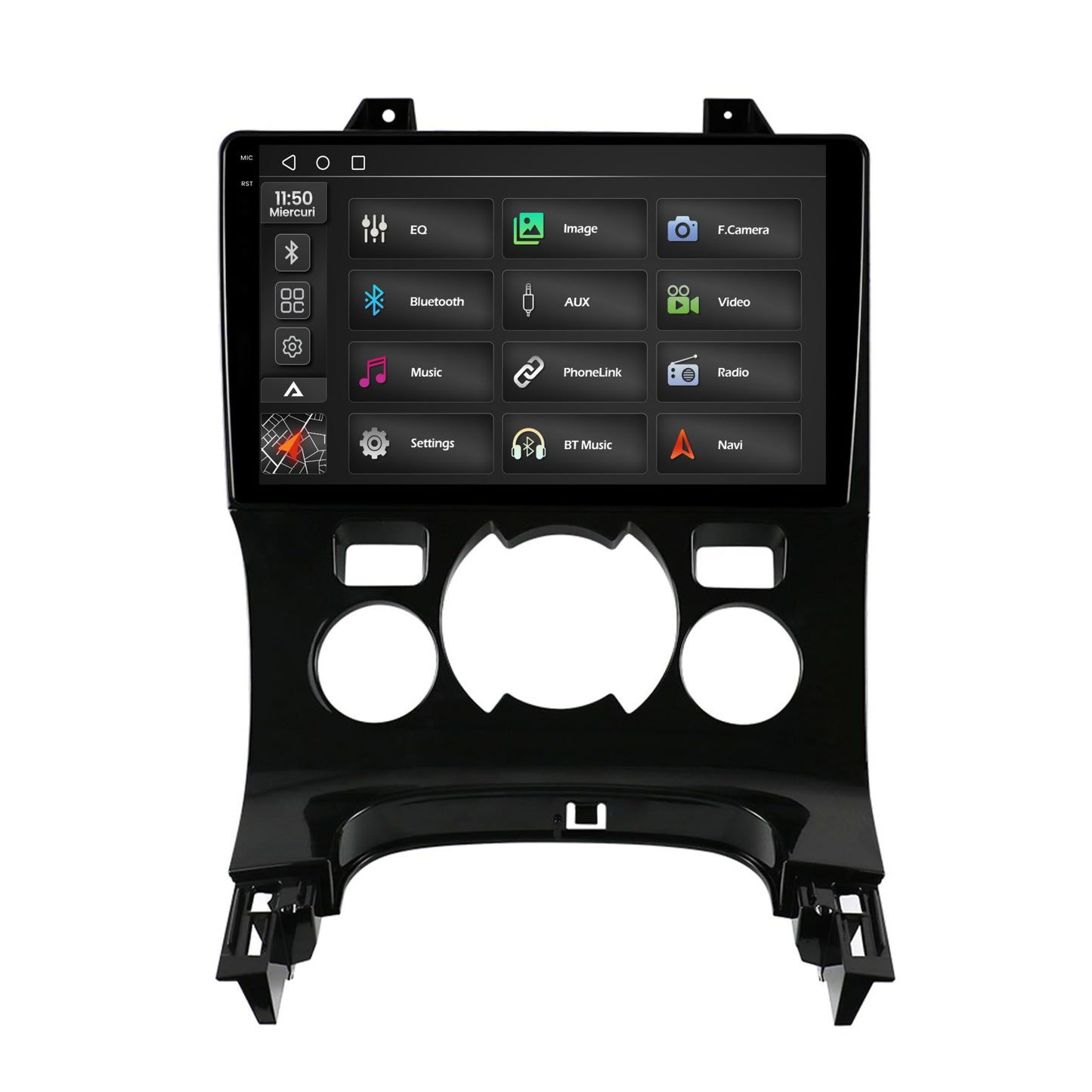 Navigatie 2K Peugeot 3008/5008, Android, S-Quadcore / 4GB RAM + 64GB ROM, 9.5 Inch - AD-BGS90042K+AD-BGRKIT259