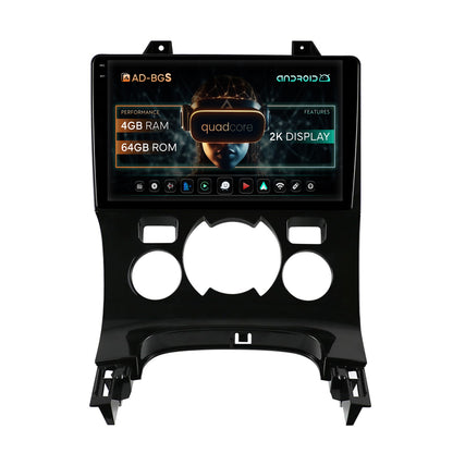 Navigatie 2K Peugeot 3008/5008, Android, S-Quadcore / 4GB RAM + 64GB ROM, 9.5 Inch - AD-BGS90042K+AD-BGRKIT259