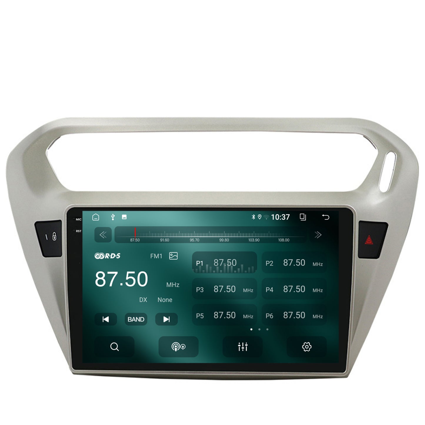 Navigatie 2K Peugeot 301 / Citroen C-Elysee, Android, S-Quadcore / 4GB RAM + 64GB ROM, 9.5 Inch - AD-BGS90042K+AD-BGRKIT255