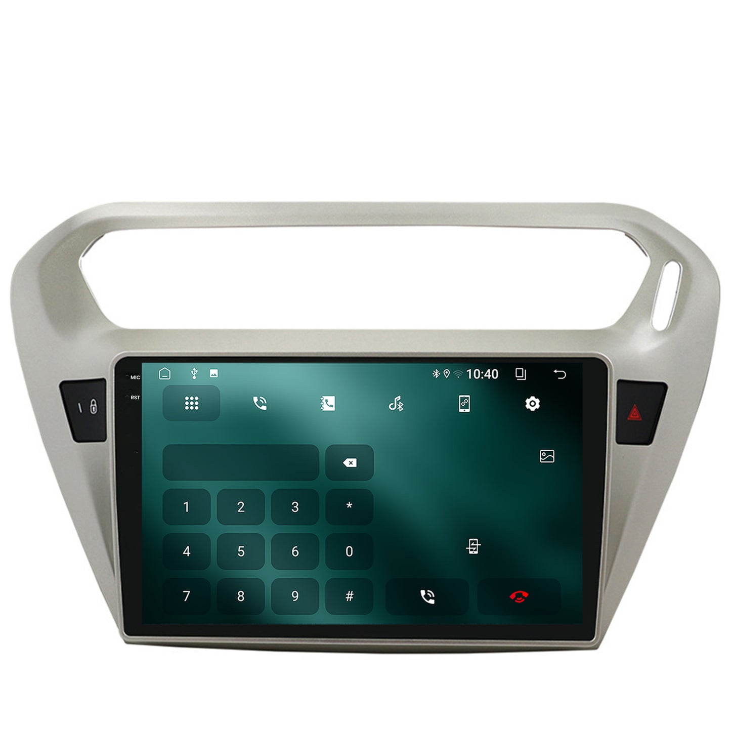Navigatie 2K Peugeot 301 / Citroen C-Elysee, Android, S-Quadcore / 4GB RAM + 64GB ROM, 9.5 Inch - AD-BGS90042K+AD-BGRKIT255