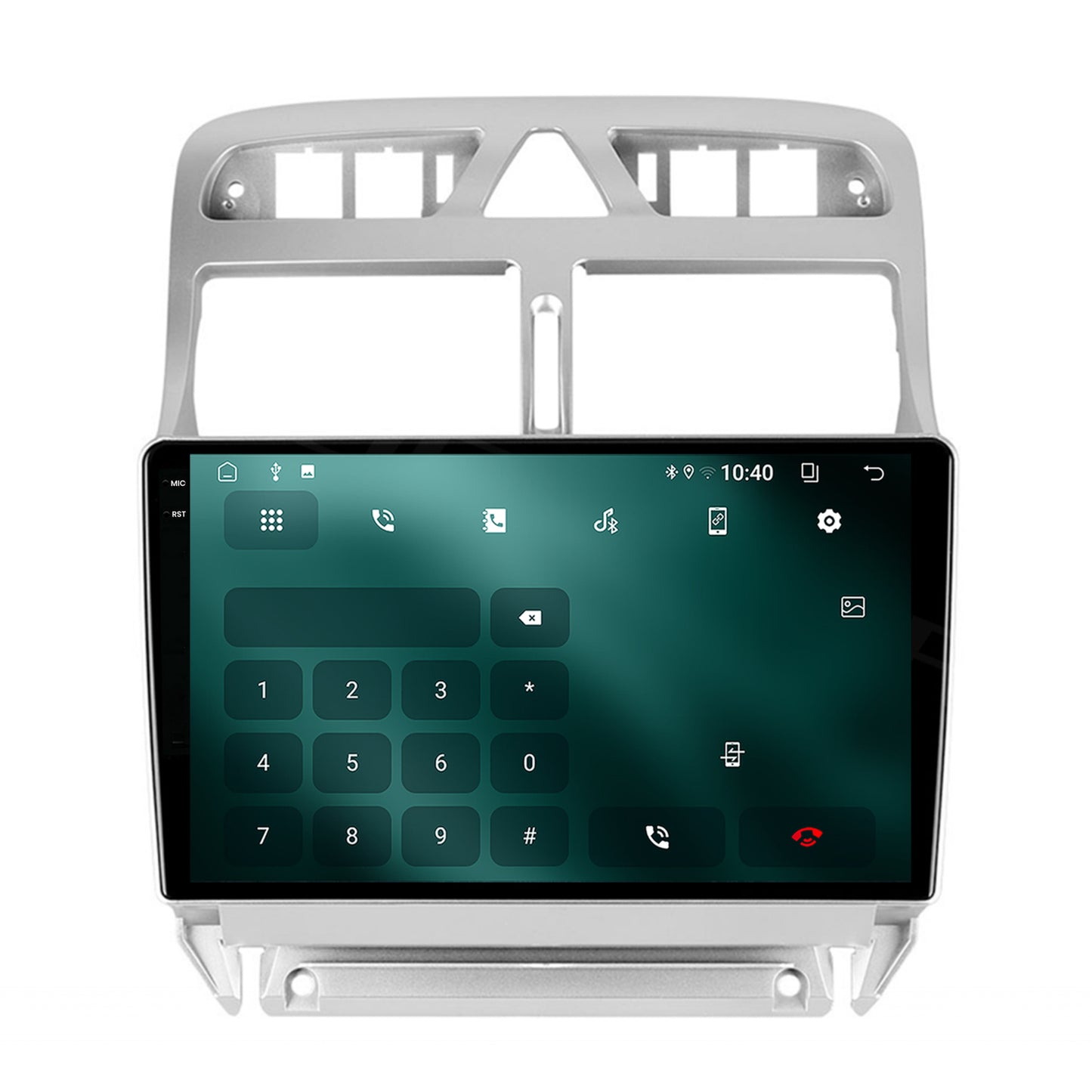 Navigatie 2K Peugeot 307, Android, S-Quadcore / 4GB RAM + 64GB ROM, 9.5 Inch - AD-BGS90042K+AD-BGRKIT266