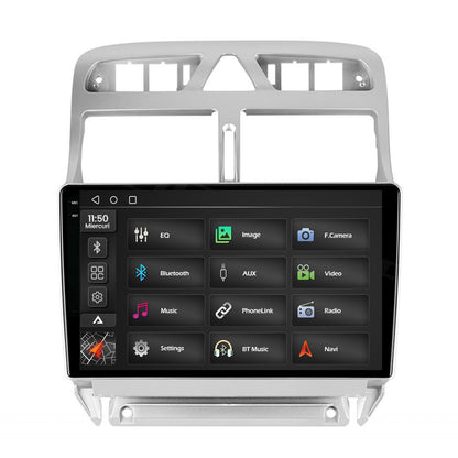 Navigatie 2K Peugeot 307, Android, S-Quadcore / 4GB RAM + 64GB ROM, 9.5 Inch - AD-BGS90042K+AD-BGRKIT266