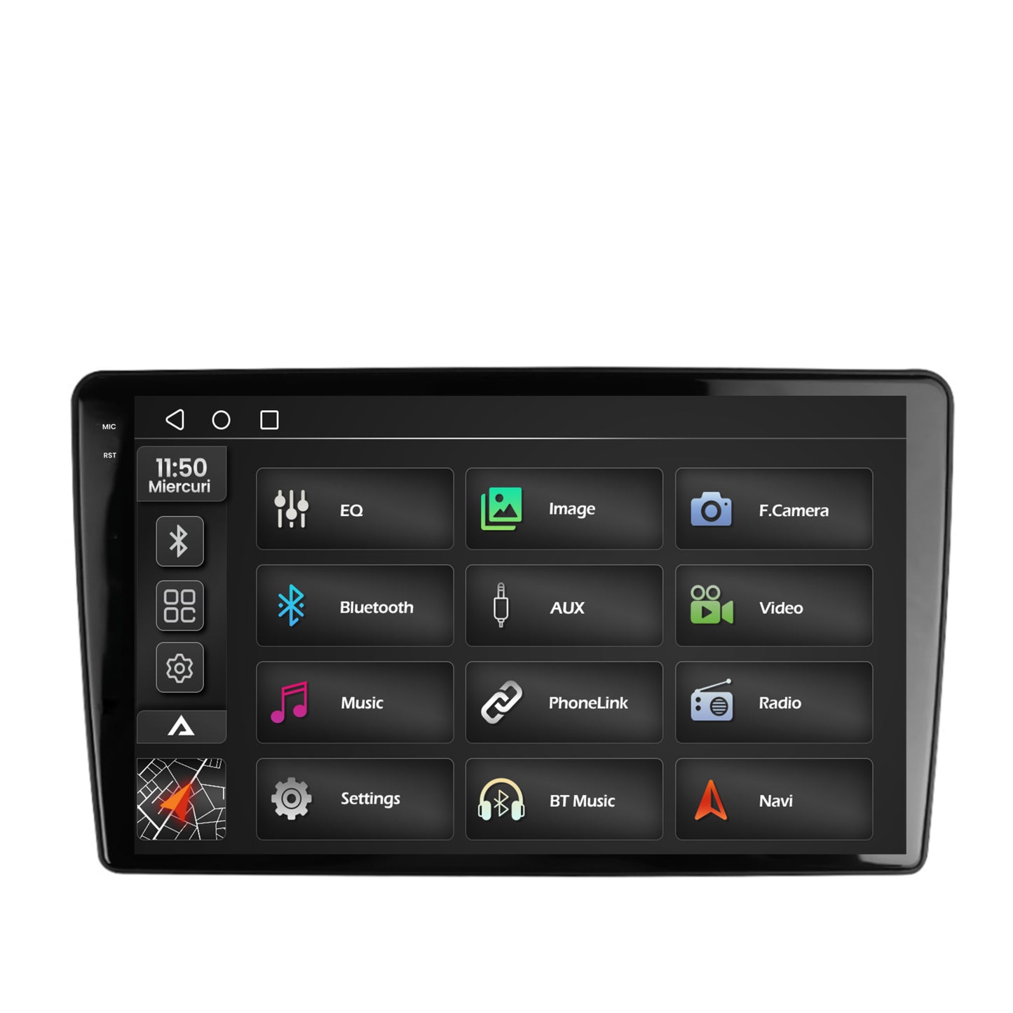 Navigatie 2K Peugeot 307, Android, S-Quadcore / 4GB RAM + 64GB ROM, 9.5 Inch - AD-BGS90042K+AD-BGRKIT266S