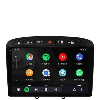 Navigatie 2K Peugeot 308/408 (2008-2013), Android, S-Quadcore / 4GB RAM + 64GB ROM, 9.5 Inch - AD-BGS90042K+AD-BGRKIT265