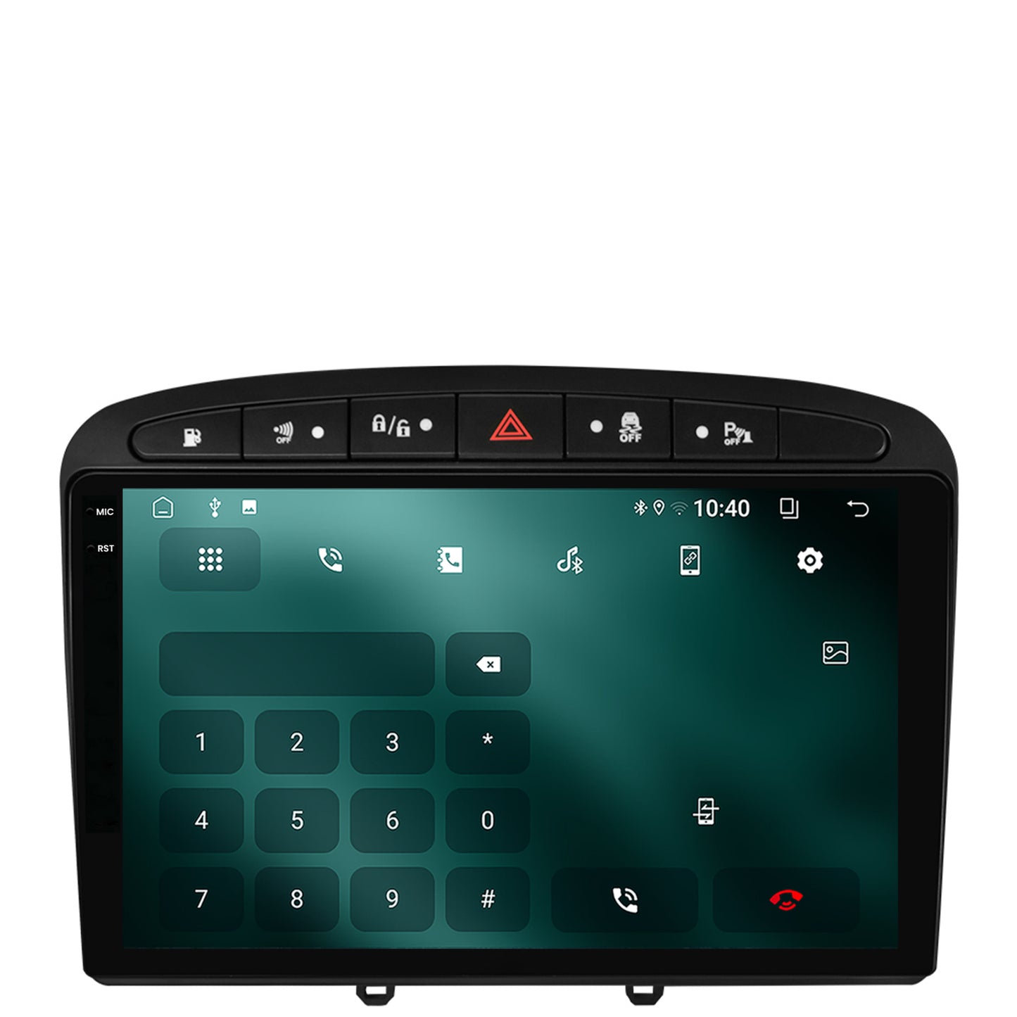 Navigatie 2K Peugeot 308/408 (2008-2013), Android, S-Quadcore / 4GB RAM + 64GB ROM, 9.5 Inch - AD-BGS90042K+AD-BGRKIT265