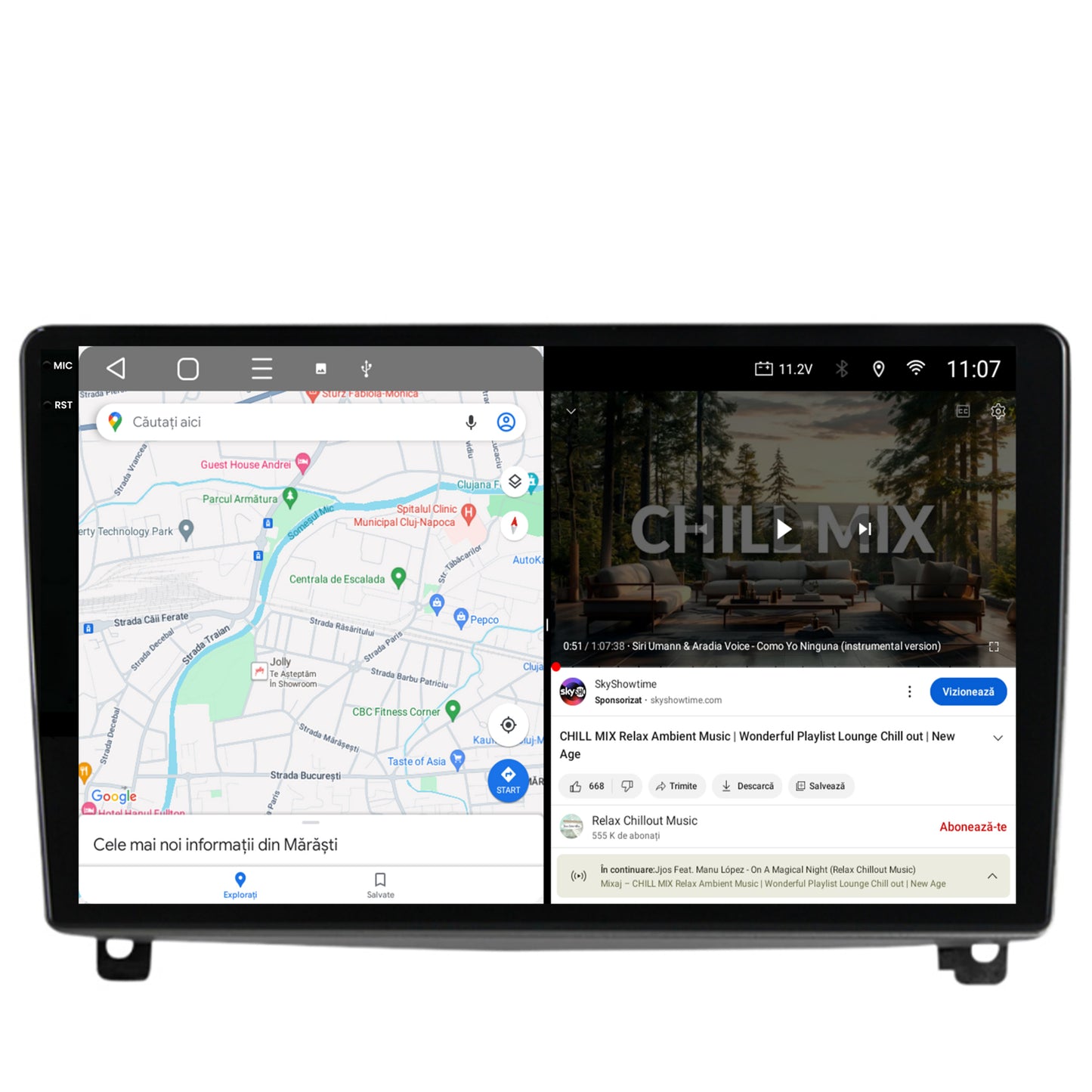 Navigatie 2K Peugeot 407 (2004-2011), Android, S-Quadcore / 4GB RAM + 64GB ROM, 9.5 Inch - AD-BGS90042K+AD-BGRKIT266V3