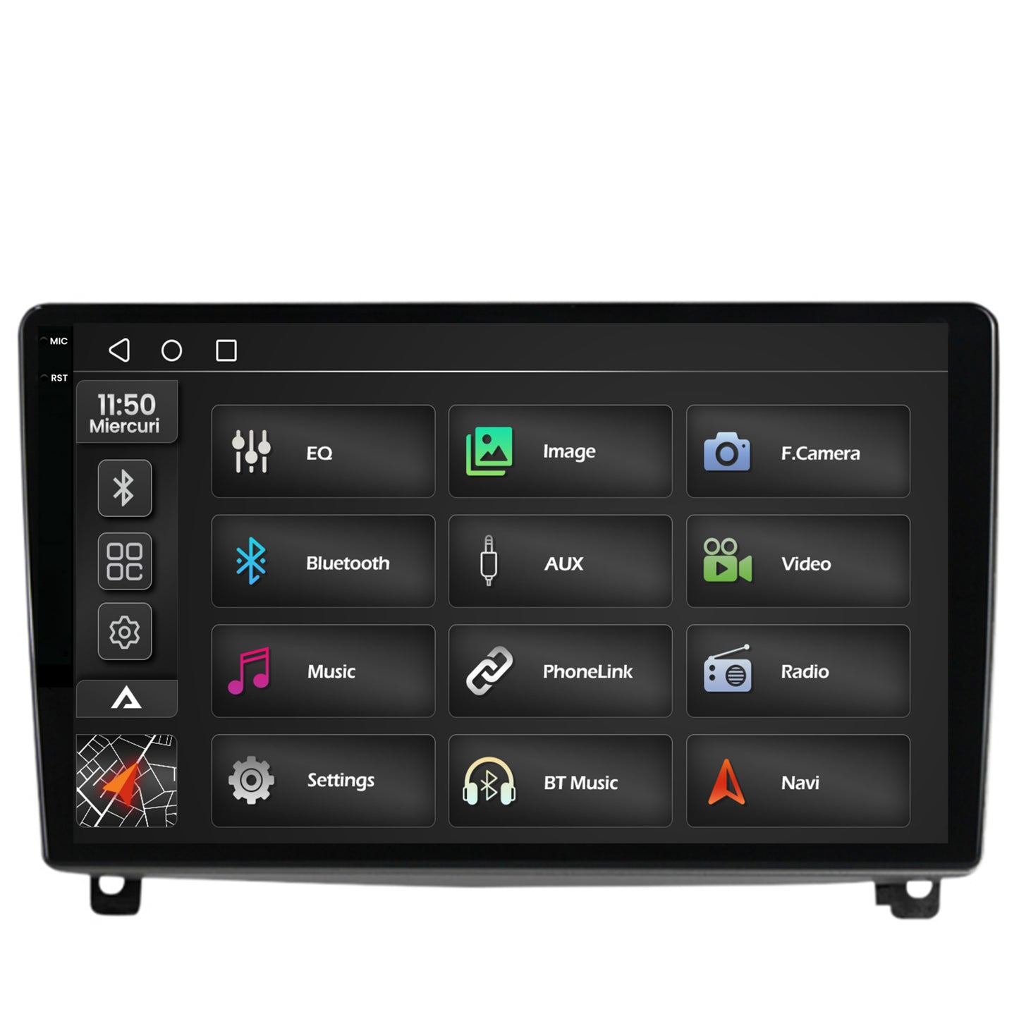 Navigatie 2K Peugeot 407 (2004-2011), Android, S-Quadcore / 4GB RAM + 64GB ROM, 9.5 Inch - AD-BGS90042K+AD-BGRKIT266V3