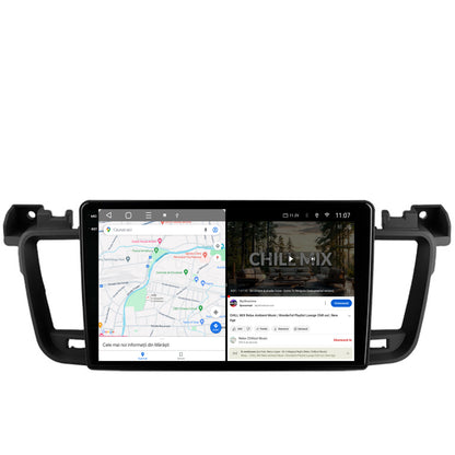 Navigatie 2K Peugeot 508 (2010-2018), Android, S-Quadcore / 4GB RAM + 64GB ROM, 9.5 Inch - AD-BGS90042K+AD-BGRKIT264