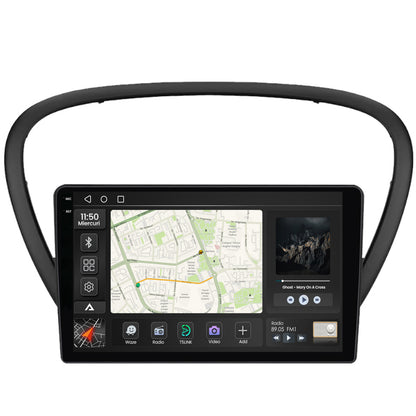 Navigatie 2K Peugeot 607 (2004-2011), Android, S-Quadcore / 4GB RAM + 64GB ROM, 9.5 Inch - AD-BGS90042K+AD-BGRKIT266V4