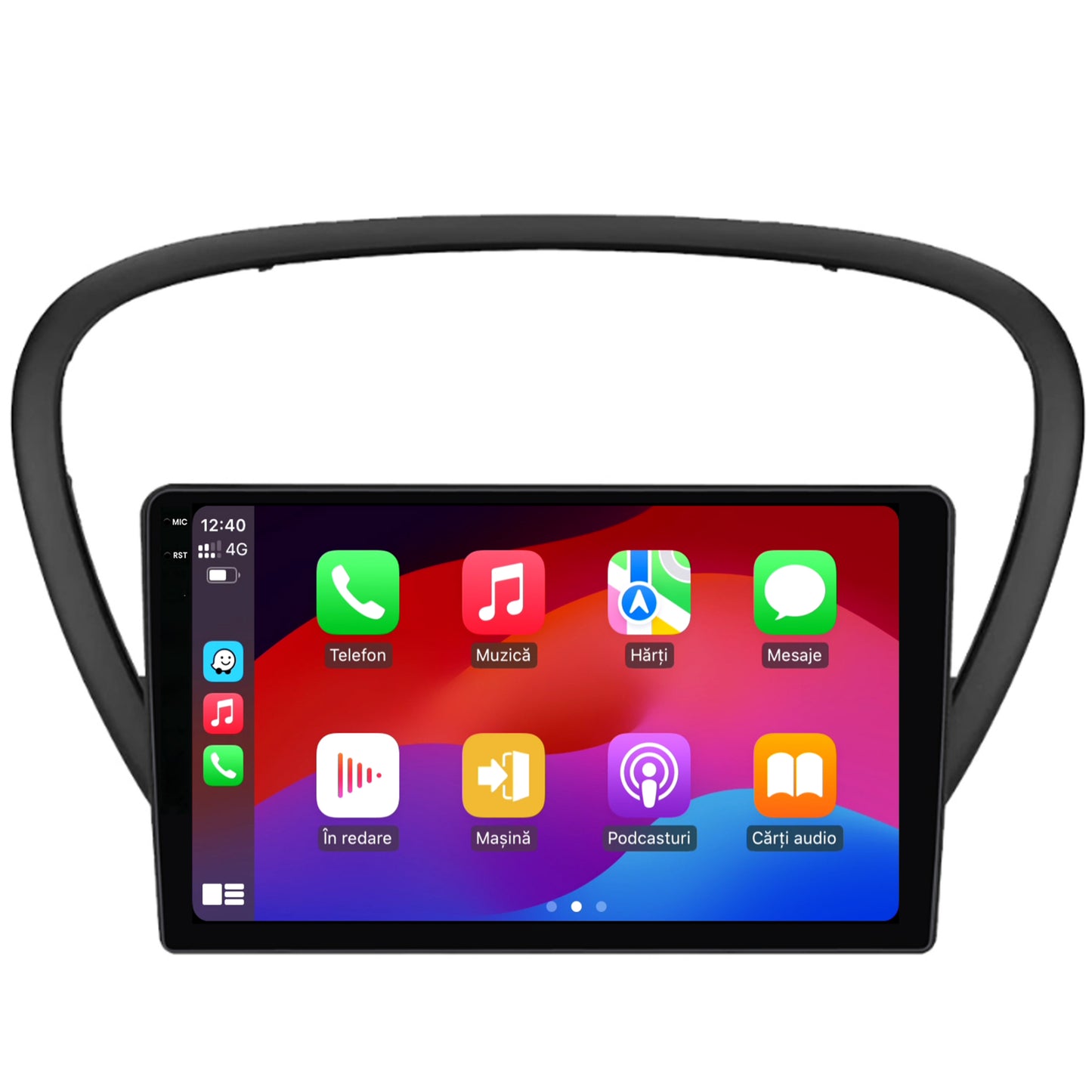 Navigatie 2K Peugeot 607 (2004-2011), Android, S-Quadcore / 4GB RAM + 64GB ROM, 9.5 Inch - AD-BGS90042K+AD-BGRKIT266V4