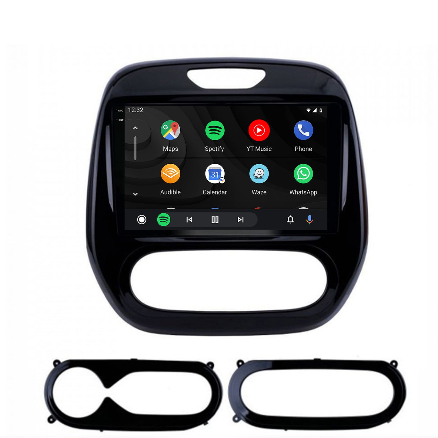 Navigatie 2K Renault Captur (2013-2019), Android, S-Quadcore / 4GB RAM + 64GB ROM, 9.5 Inch - AD-BGS90042K+AD-BGRKIT378