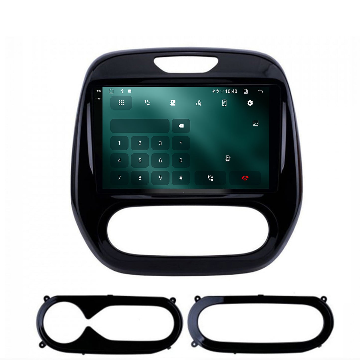 Navigatie 2K Renault Captur (2013-2019), Android, S-Quadcore / 4GB RAM + 64GB ROM, 9.5 Inch - AD-BGS90042K+AD-BGRKIT378