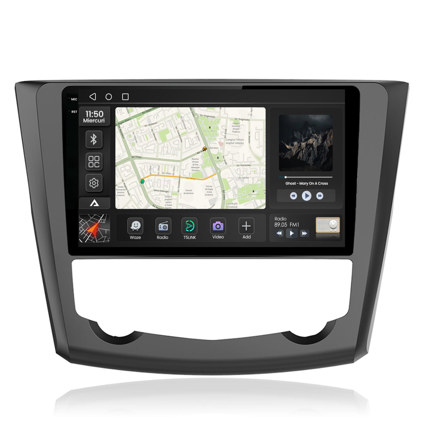 Navigatie 2K Renault Kadjar, Android, S-Quadcore / 4GB RAM + 64GB ROM, 9.5 Inch - AD-BGS90042K+AD-BGRKIT364