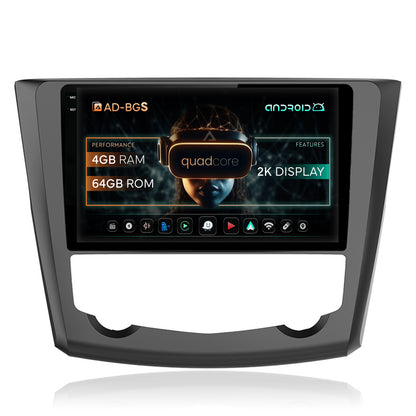 Navigatie 2K Renault Kadjar, Android, S-Quadcore / 4GB RAM + 64GB ROM, 9.5 Inch - AD-BGS90042K+AD-BGRKIT364