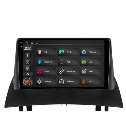 Navigatie 2K Renault Megane 2 (2002-2009), Android, S-Quadcore / 4GB RAM + 64GB ROM, 9.5 Inch - AD-BGS90042K+AD-BGRKIT371