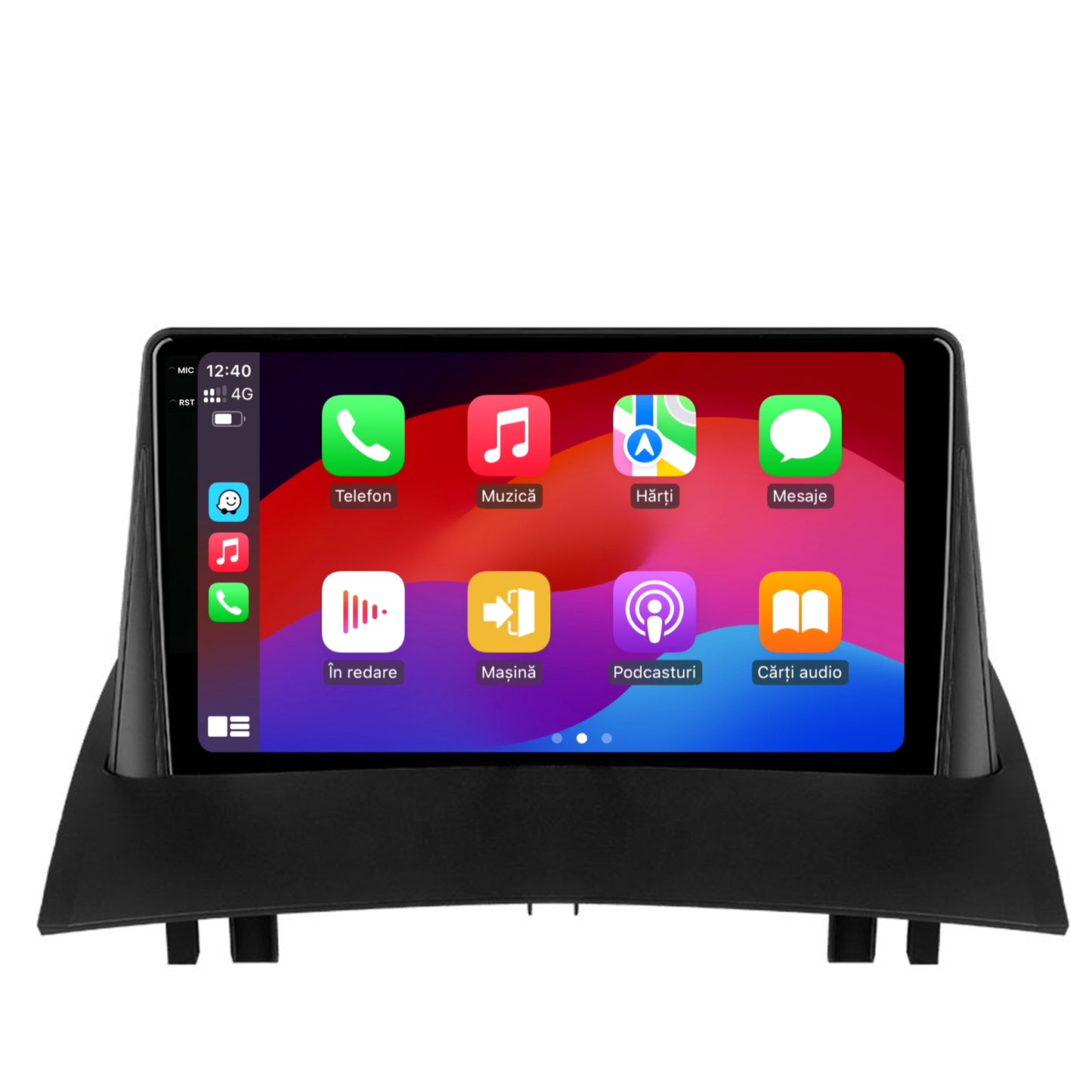 Navigatie 2K Renault Megane 2 (2002-2009), Android, S-Quadcore / 4GB RAM + 64GB ROM, 9.5 Inch - AD-BGS90042K+AD-BGRKIT371