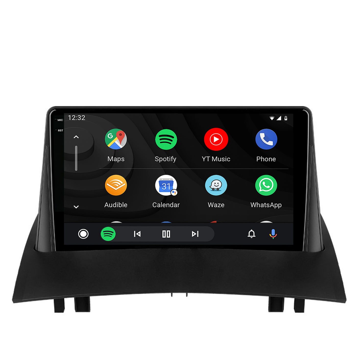 Navigatie 2K Renault Megane 2 (2002-2009), Android, S-Quadcore / 4GB RAM + 64GB ROM, 9.5 Inch - AD-BGS90042K+AD-BGRKIT371