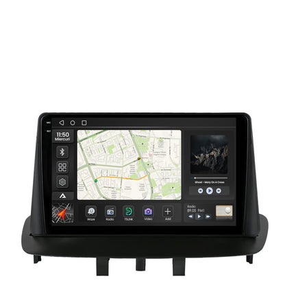 Navigatie 2K Renault Megane 3 / Fluence (2009-2016), Android, S-Quadcore / 4GB RAM + 64GB ROM, 9.5 Inch - AD-BGS90042K+AD-BGRKIT372