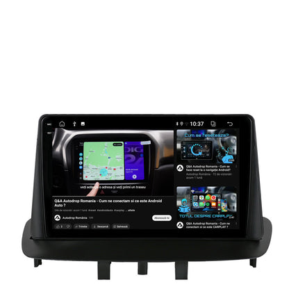 Navigatie 2K Renault Megane 3 / Fluence (2009-2016), Android, S-Quadcore / 4GB RAM + 64GB ROM, 9.5 Inch - AD-BGS90042K+AD-BGRKIT372