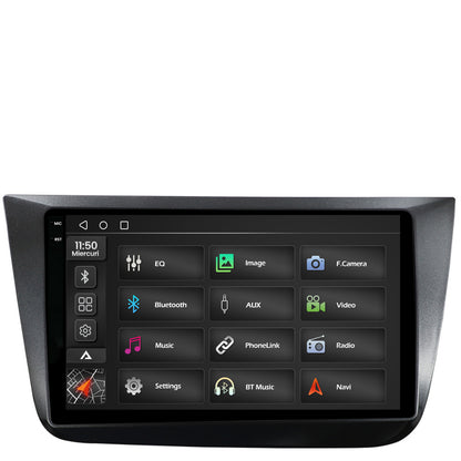 Navigatie 2K Seat Altea/Toledo (2005-2012), Android, S-Quadcore / 4GB RAM + 64GB ROM, 9.5 Inch - AD-BGS90042K+AD-BGRKIT055