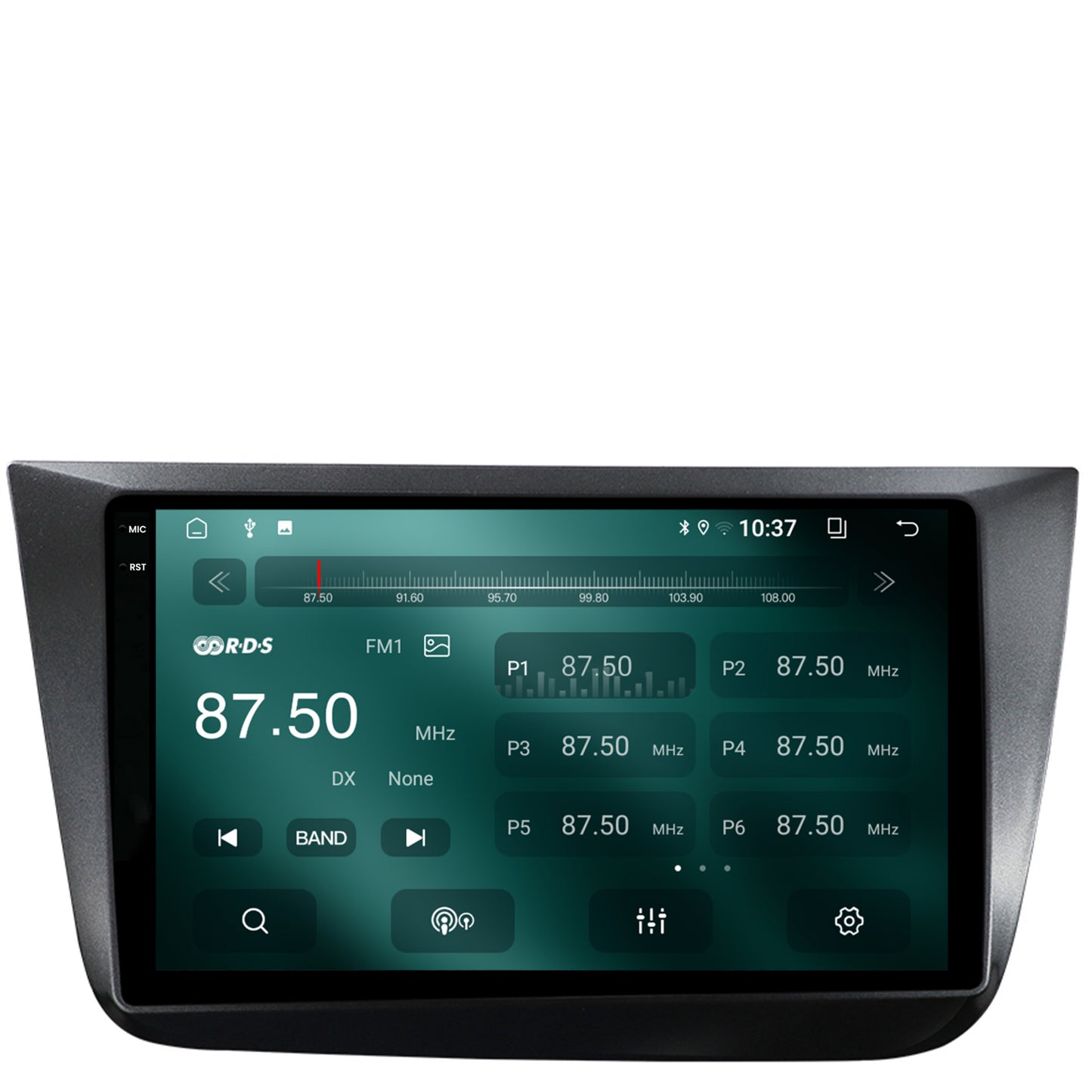 Navigatie 2K Seat Altea/Toledo (2005-2012), Android, S-Quadcore / 4GB RAM + 64GB ROM, 9.5 Inch - AD-BGS90042K+AD-BGRKIT055