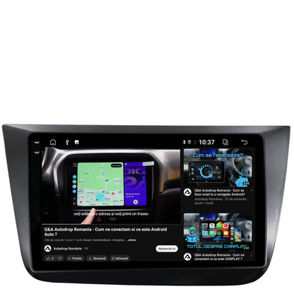 Navigatie 2K Seat Altea/Toledo (2005-2012), Android, S-Quadcore / 4GB RAM + 64GB ROM, 9.5 Inch - AD-BGS90042K+AD-BGRKIT055
