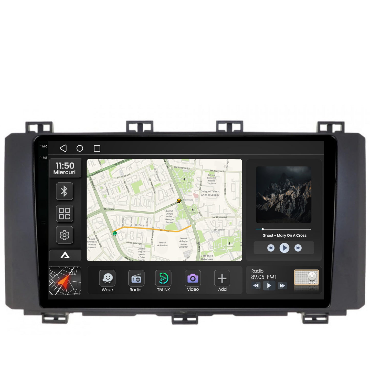 Navigatie 2K Seat Ateca (2016-Prezent), Android, S-Quadcore / 4GB RAM + 64GB ROM, 9.5 Inch - AD-BGS90042K+AD-BGRKIT001