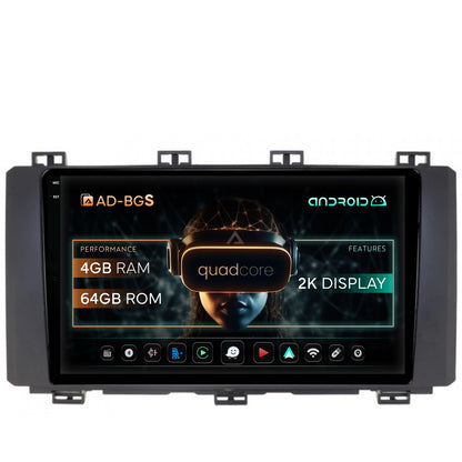 Navigatie 2K Seat Ateca (2016-Prezent), Android, S-Quadcore / 4GB RAM + 64GB ROM, 9.5 Inch - AD-BGS90042K+AD-BGRKIT001