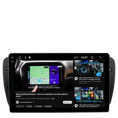 Navigatie 2K Seat Ibiza (2009-2013), Android, S-Quadcore / 4GB RAM + 64GB ROM, 9.5 Inch - AD-BGS90042K+AD-BGRKIT049