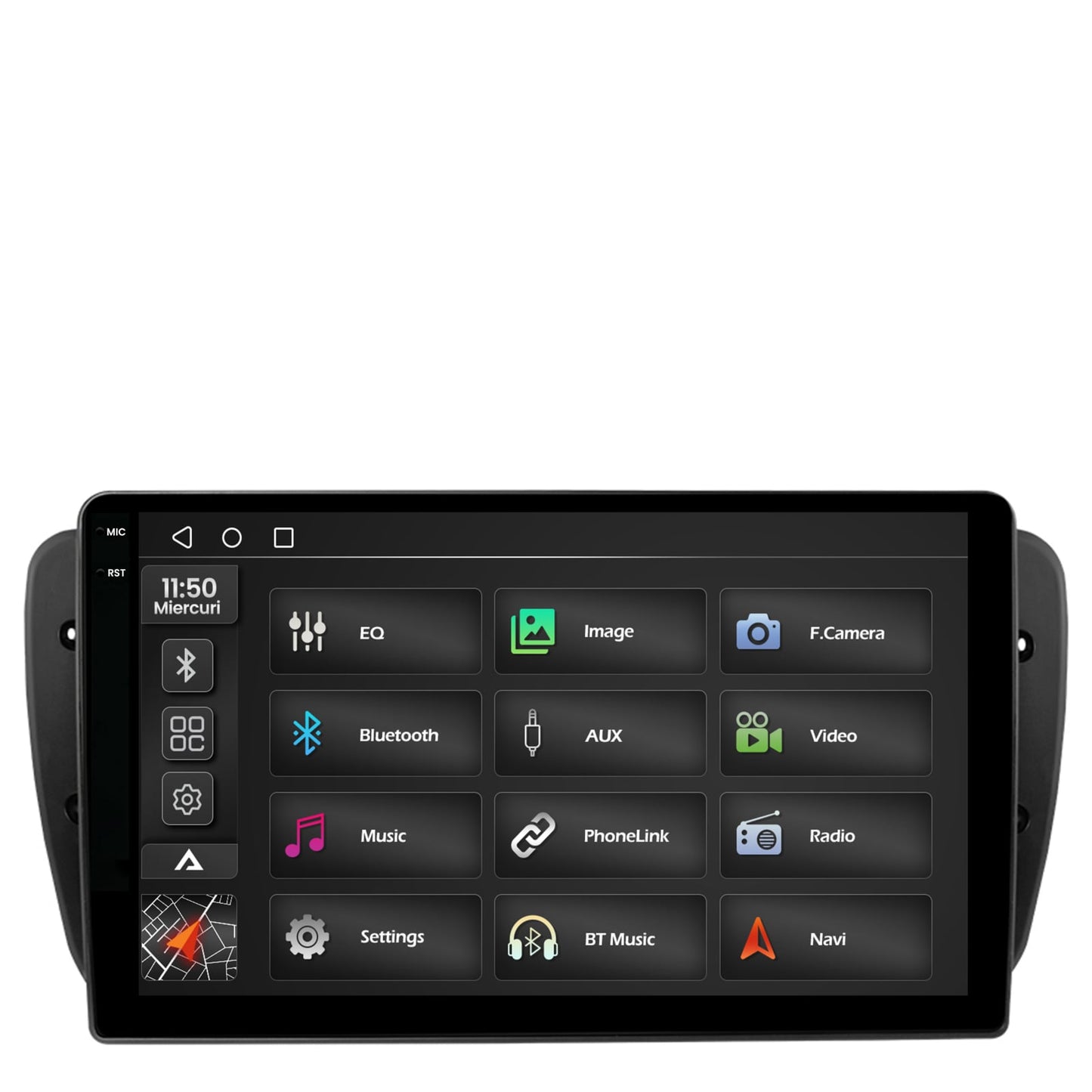 Navigatie 2K Seat Ibiza (2009-2013), Android, S-Quadcore / 4GB RAM + 64GB ROM, 9.5 Inch - AD-BGS90042K+AD-BGRKIT049