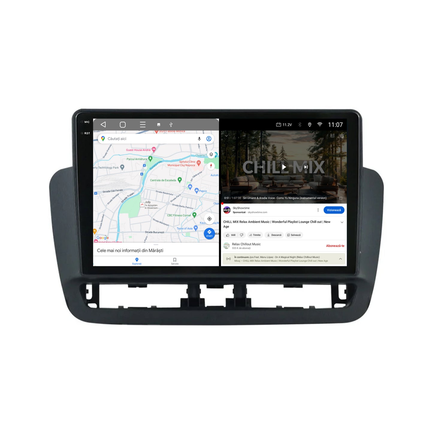 Navigatie 2K Seat Ibiza IV (2014-2017), Android, S-Quadcore / 4GB RAM + 64GB ROM, 9.5 Inch - AD-BGS90042K+AD-BGRKIT062