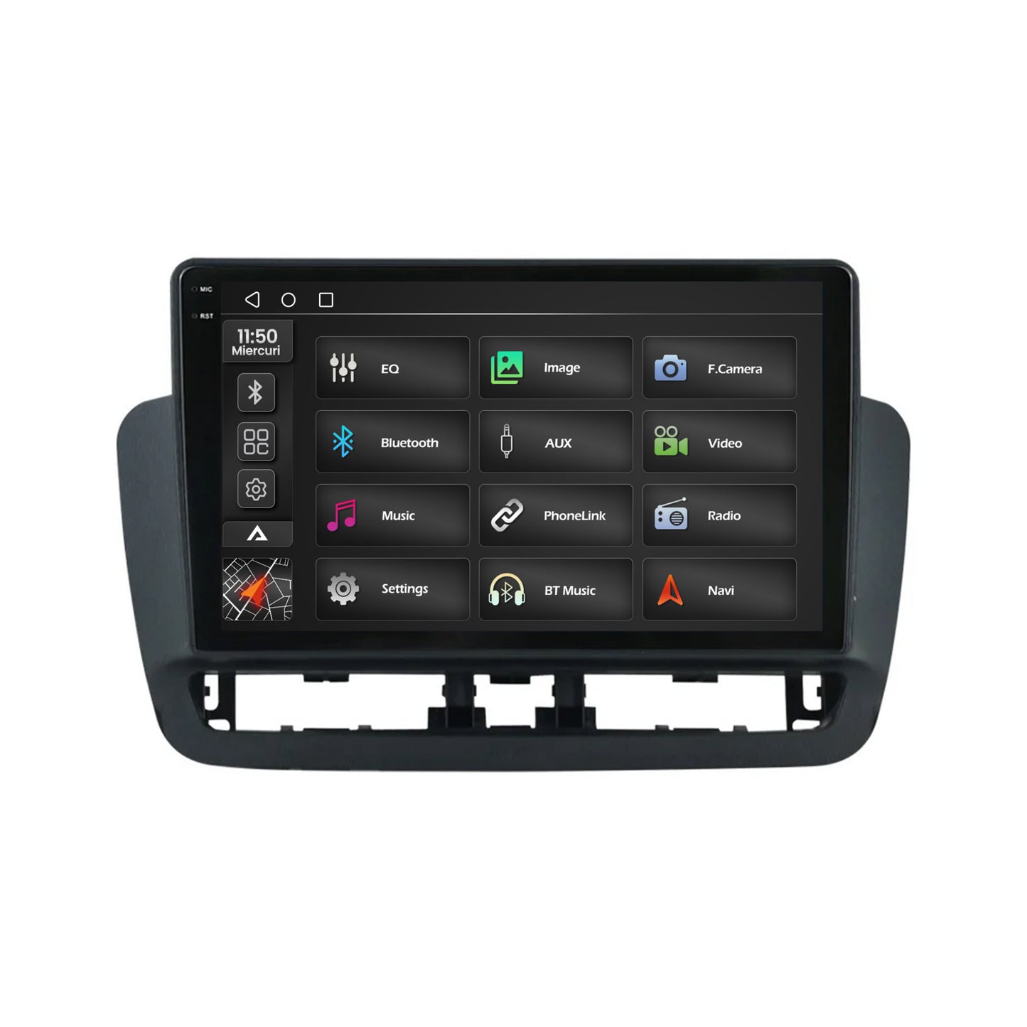 Navigatie 2K Seat Ibiza IV (2014-2017), Android, S-Quadcore / 4GB RAM + 64GB ROM, 9.5 Inch - AD-BGS90042K+AD-BGRKIT062