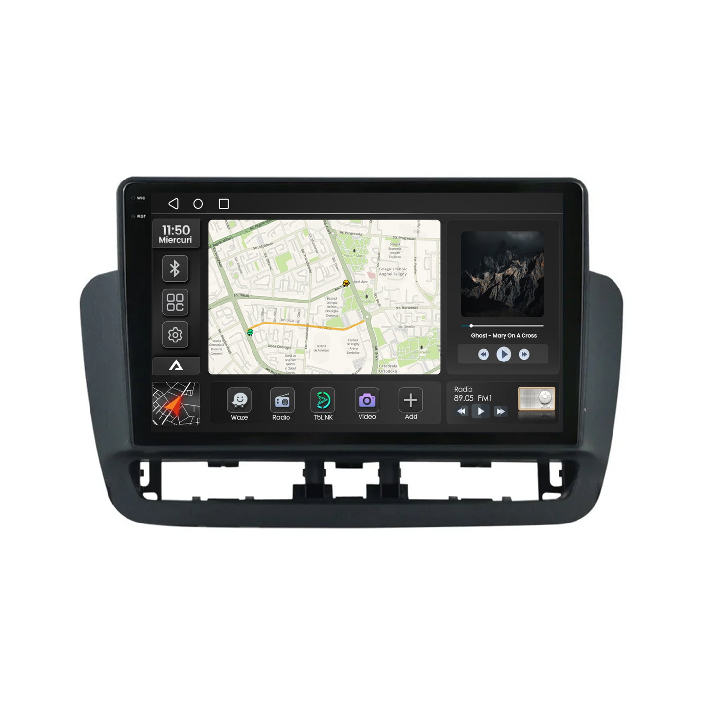Navigatie 2K Seat Ibiza IV (2014-2017), Android, S-Quadcore / 4GB RAM + 64GB ROM, 9.5 Inch - AD-BGS90042K+AD-BGRKIT062